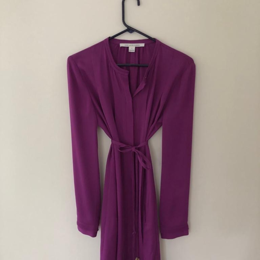 DVF Silk Dress Size 8